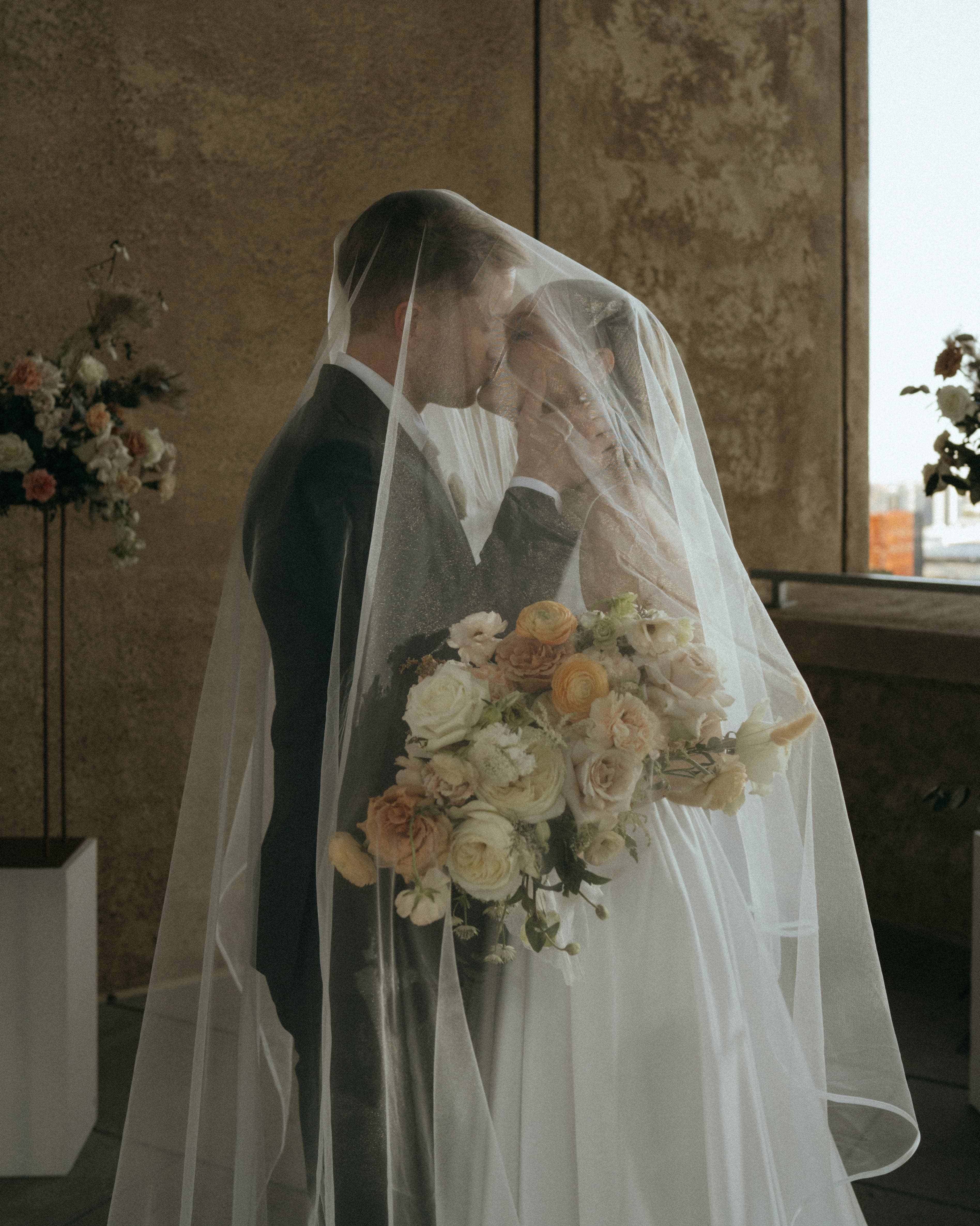 Charlotte rooftop wedding