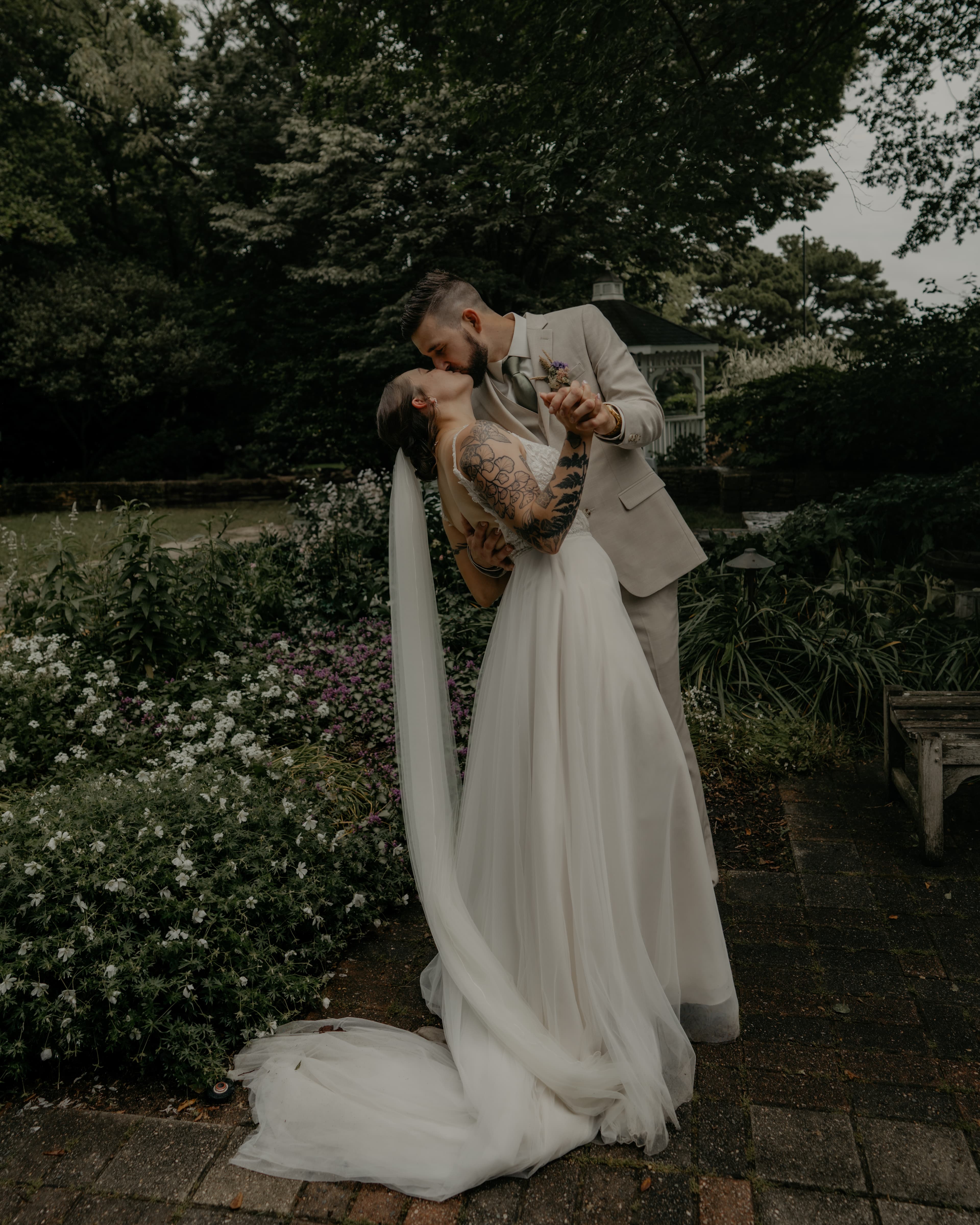 Raleigh garden wedding